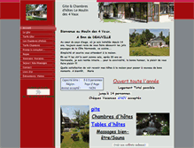 Tablet Screenshot of gitemoulindes4vaux.com